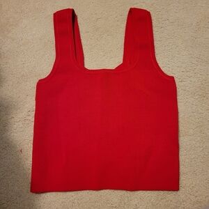Express Bold Red Tank Top